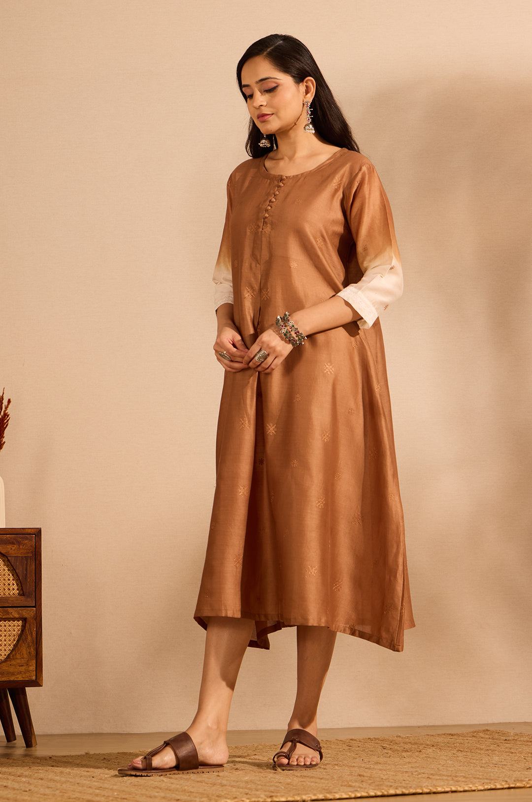 Mocha Moroccan Dress