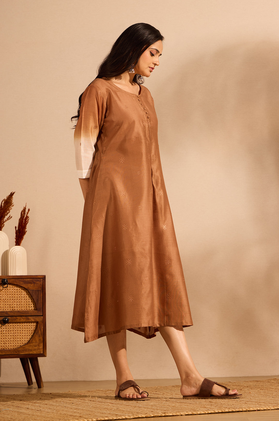 Mocha Moroccan Dress