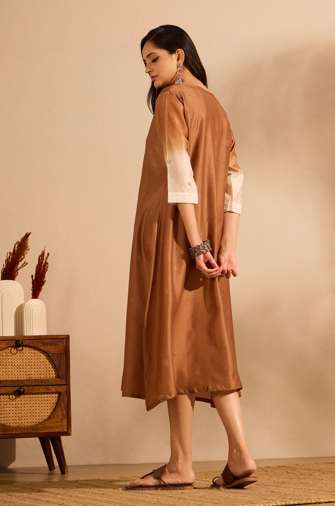 Mocha Moroccan Dress