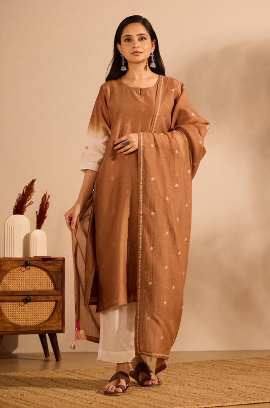 Mocha Moroccan Suit- Set Of 3