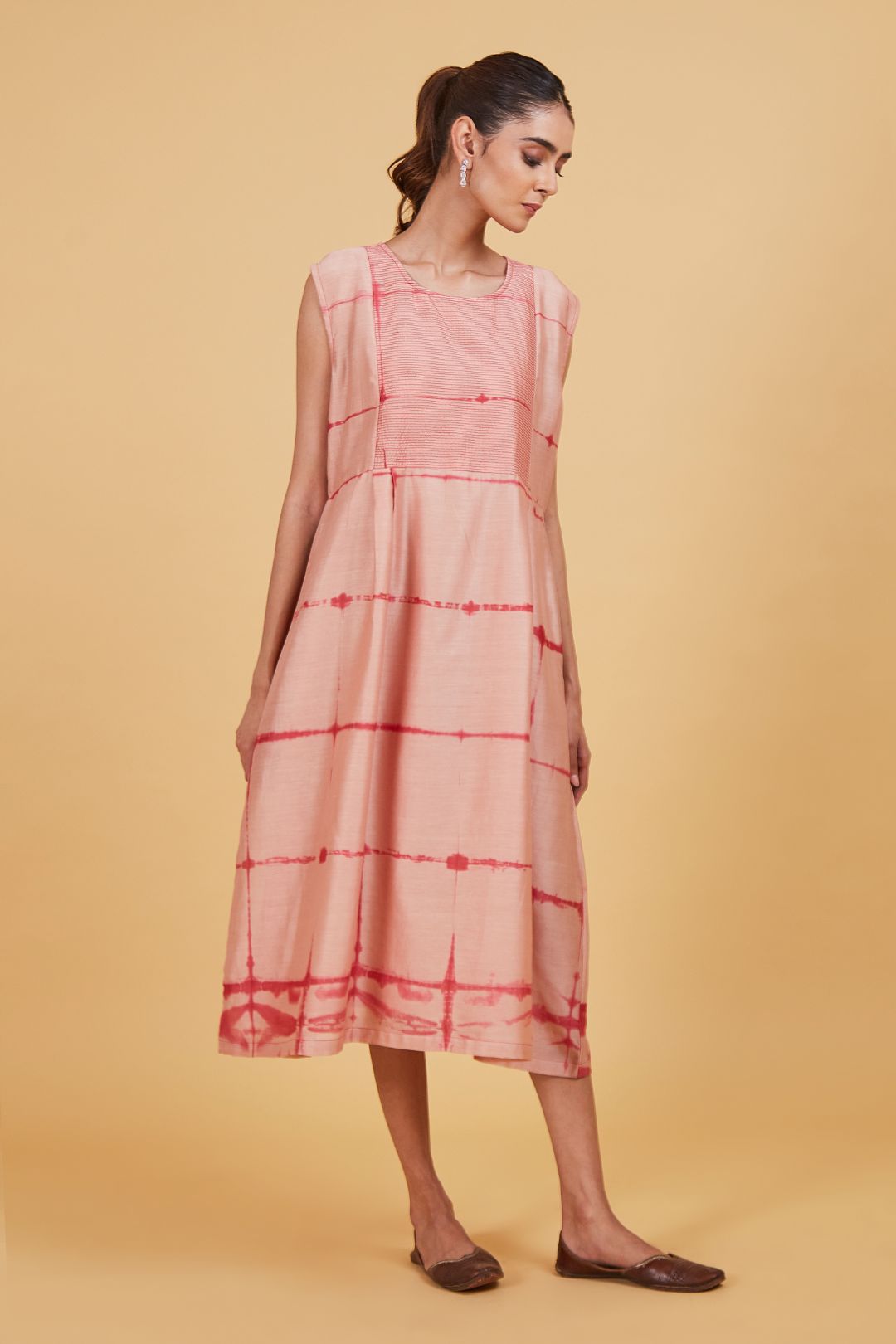 Red Bird Square Dress