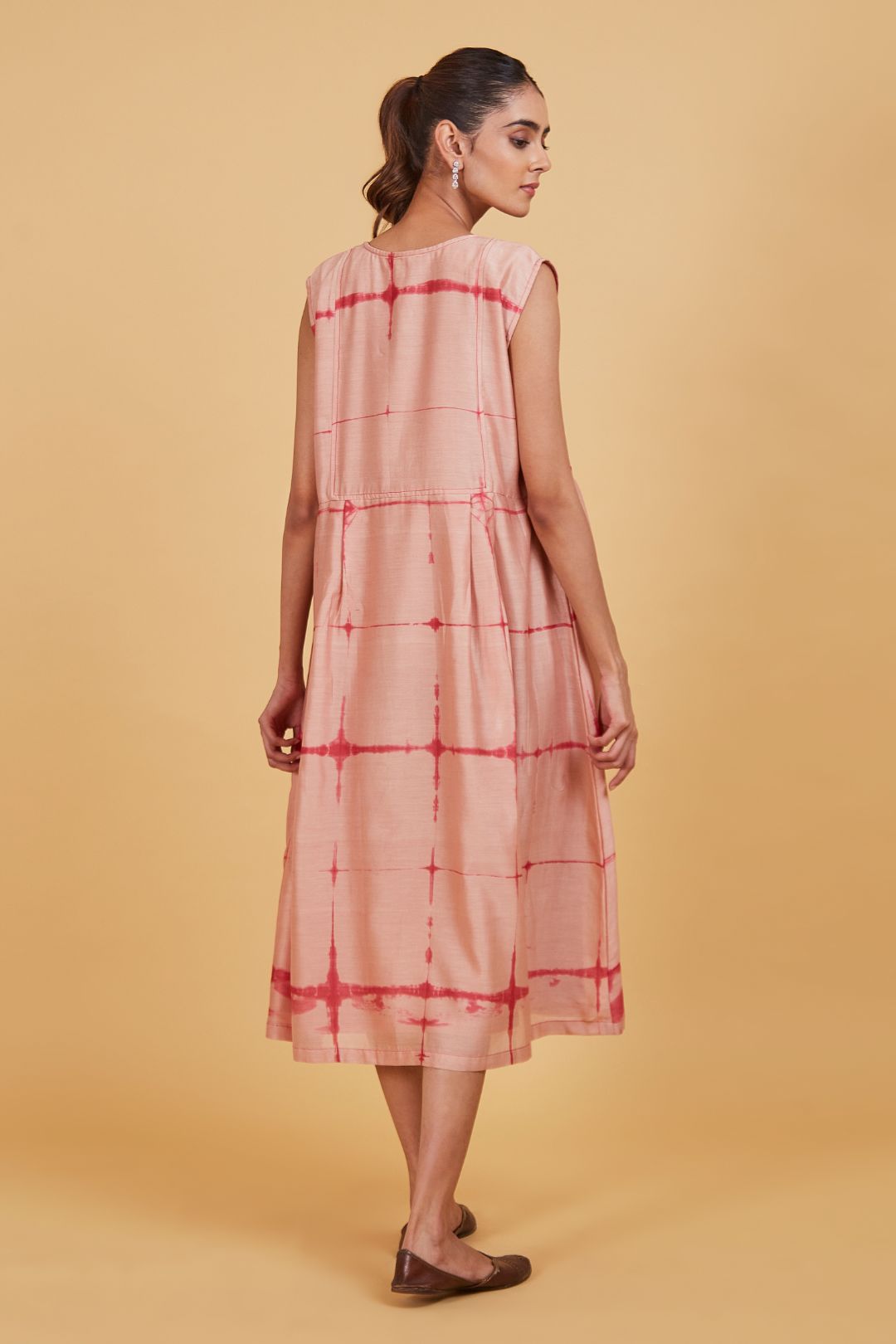 Red Bird Square Dress