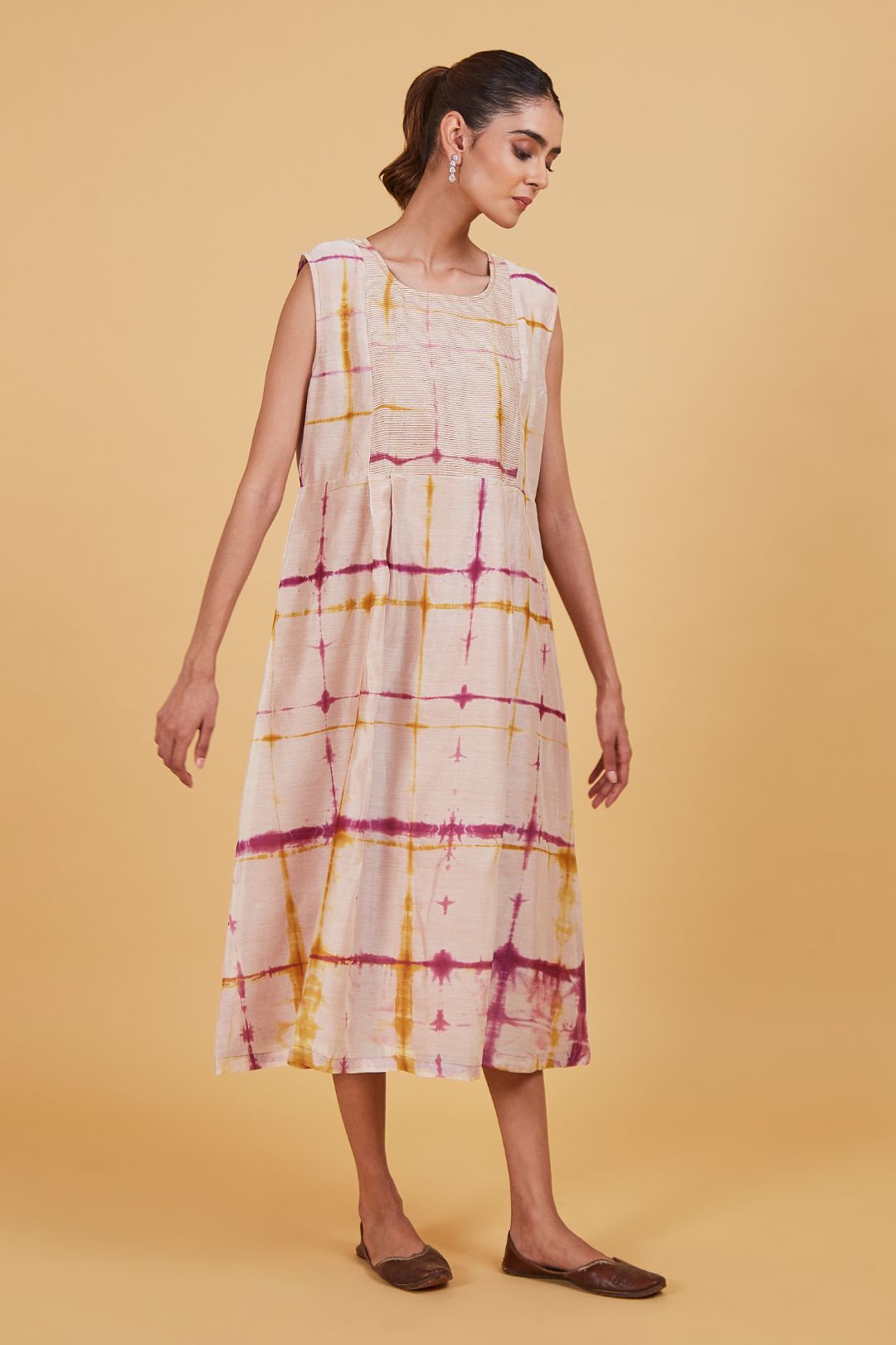 Mustard Square Dress