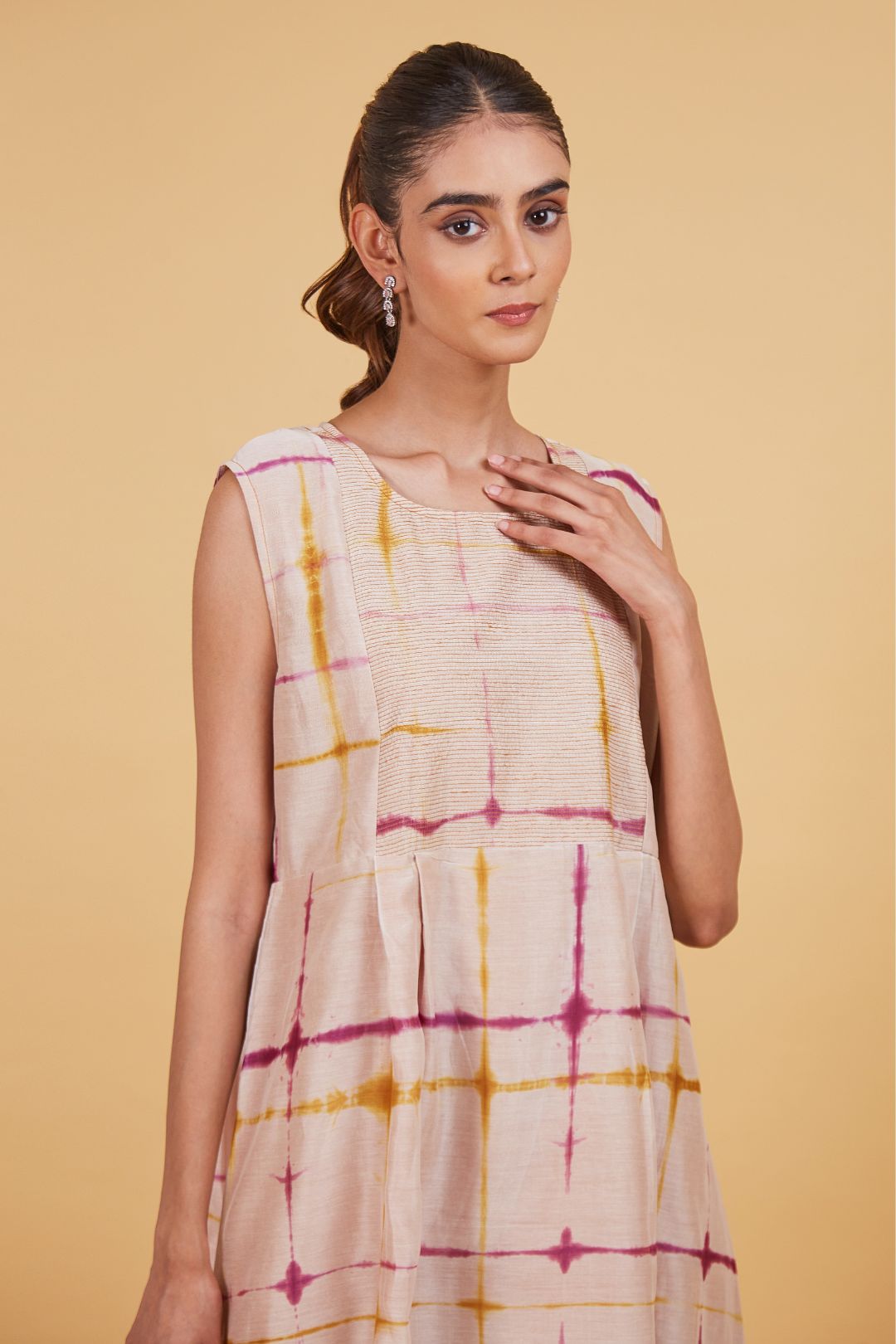 Mustard Square Dress