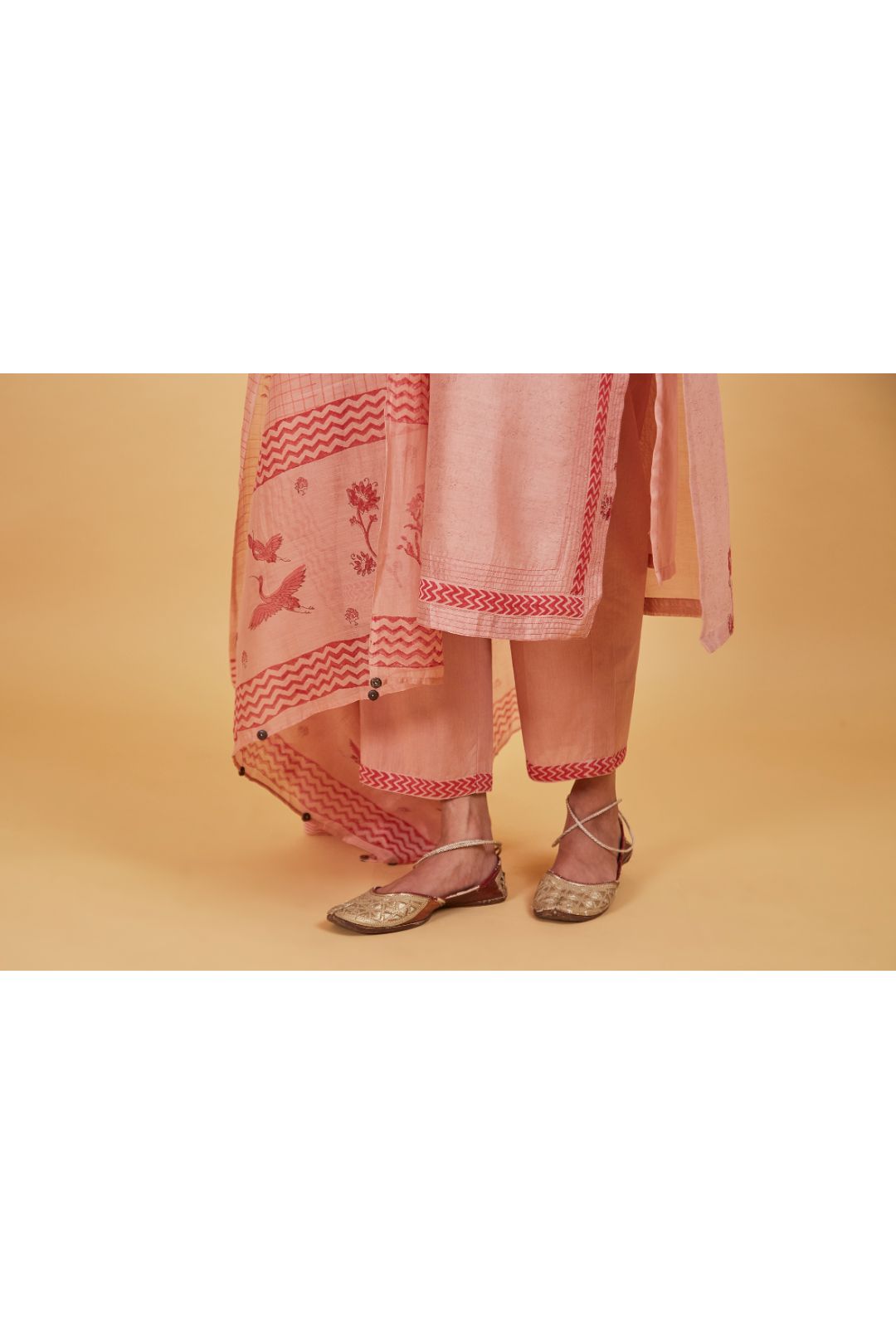 Red Bird Classic Kurta Set