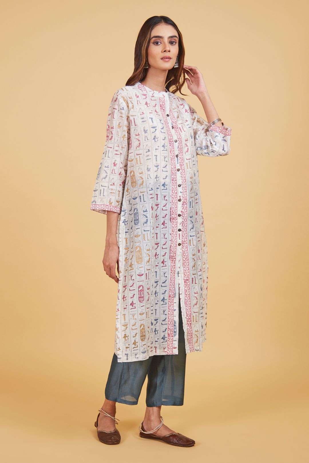 Vanjeevan shirt Kurta Set