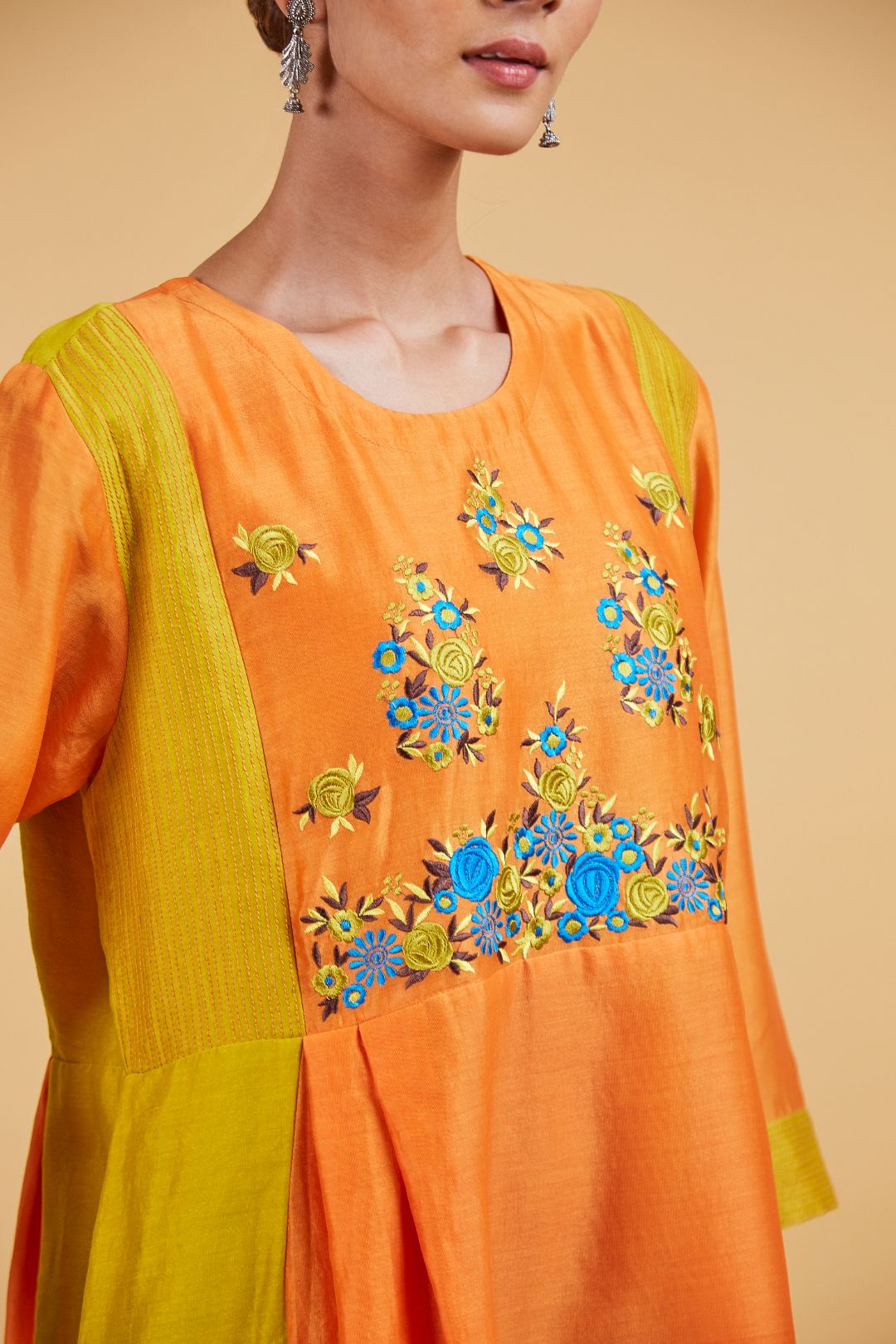 Rose Orange Dress