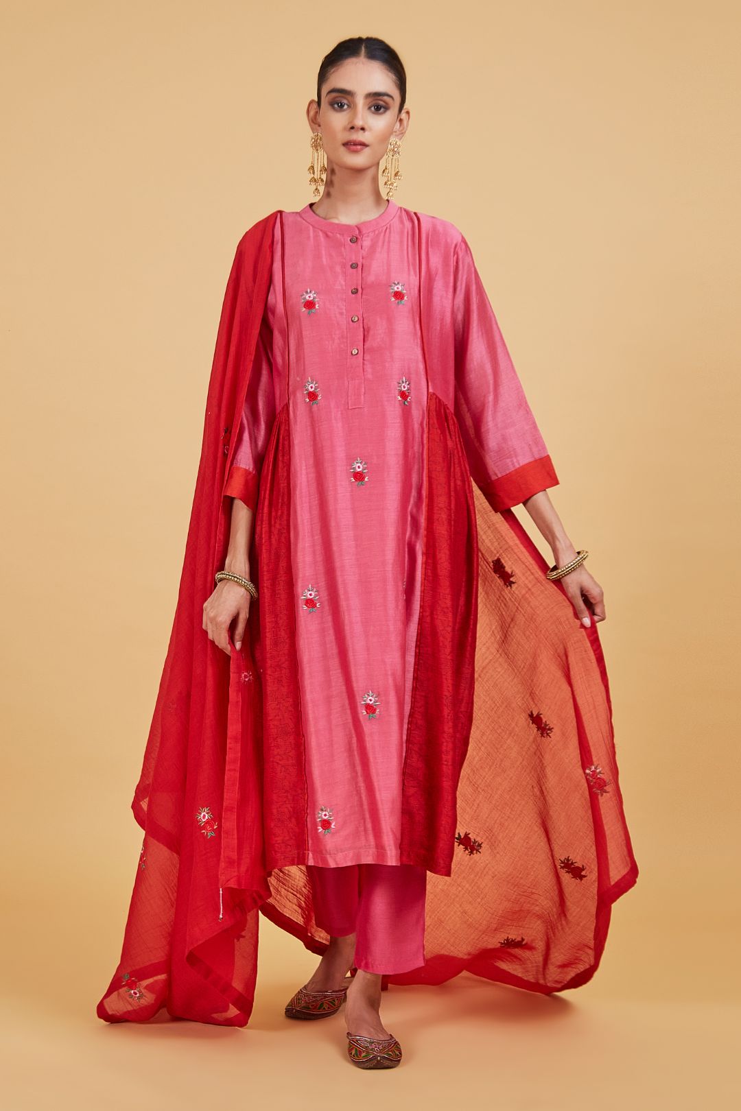 Rose Pink Classic Kurta Set