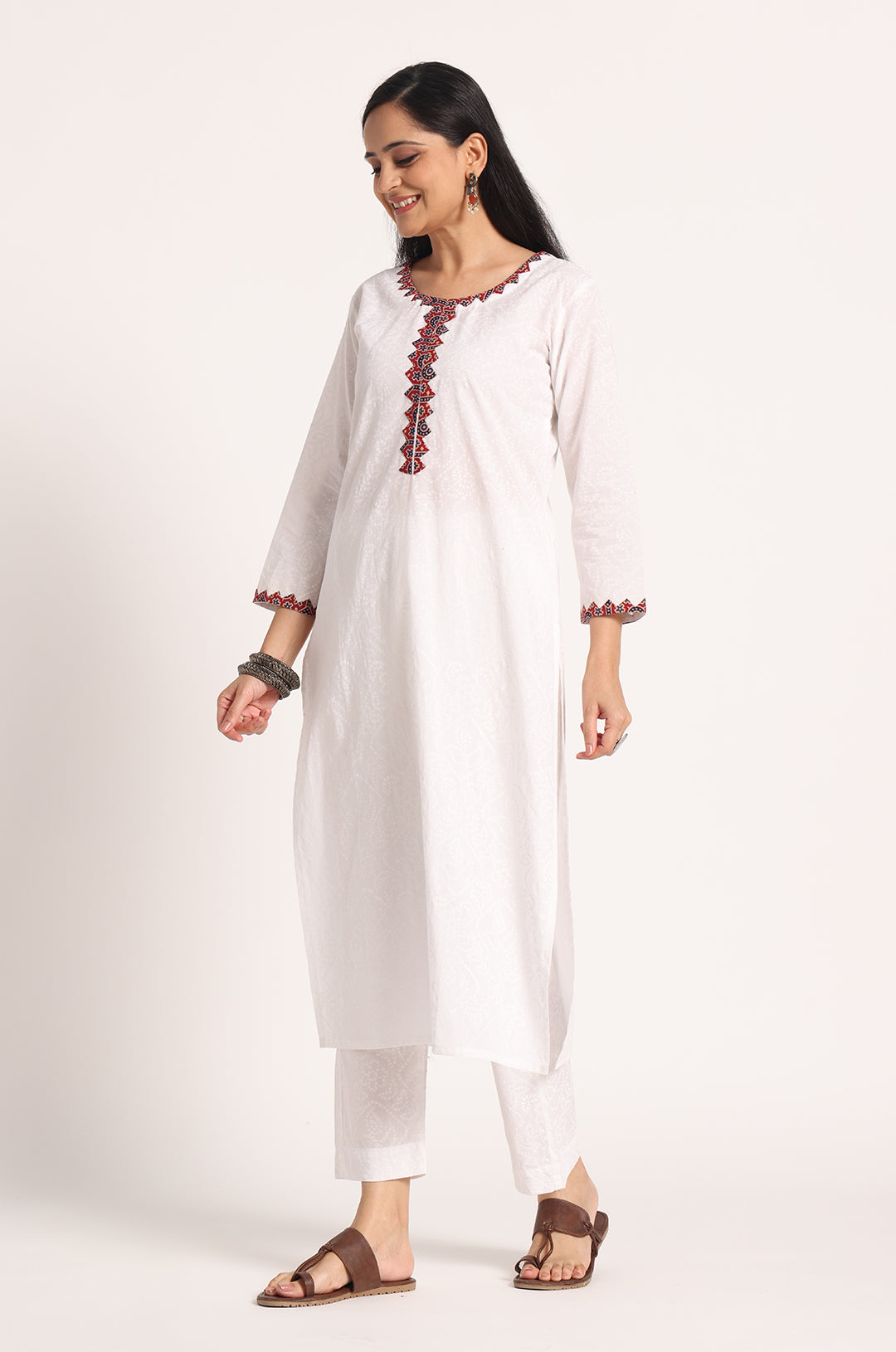 Wow Patch Kurta Pant- Set Of 2