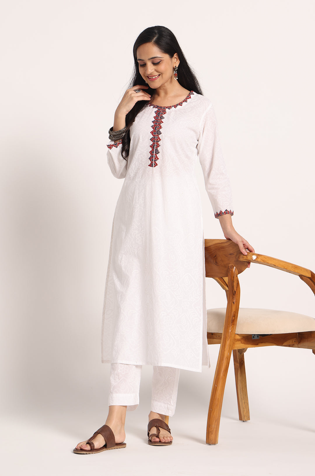 Wow Patch Kurta Pant- Set Of 2