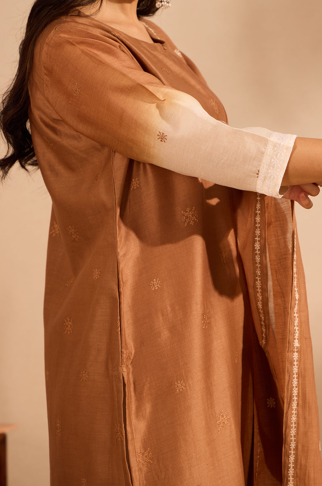 Mocha Moroccan Suit- Set Of 3
