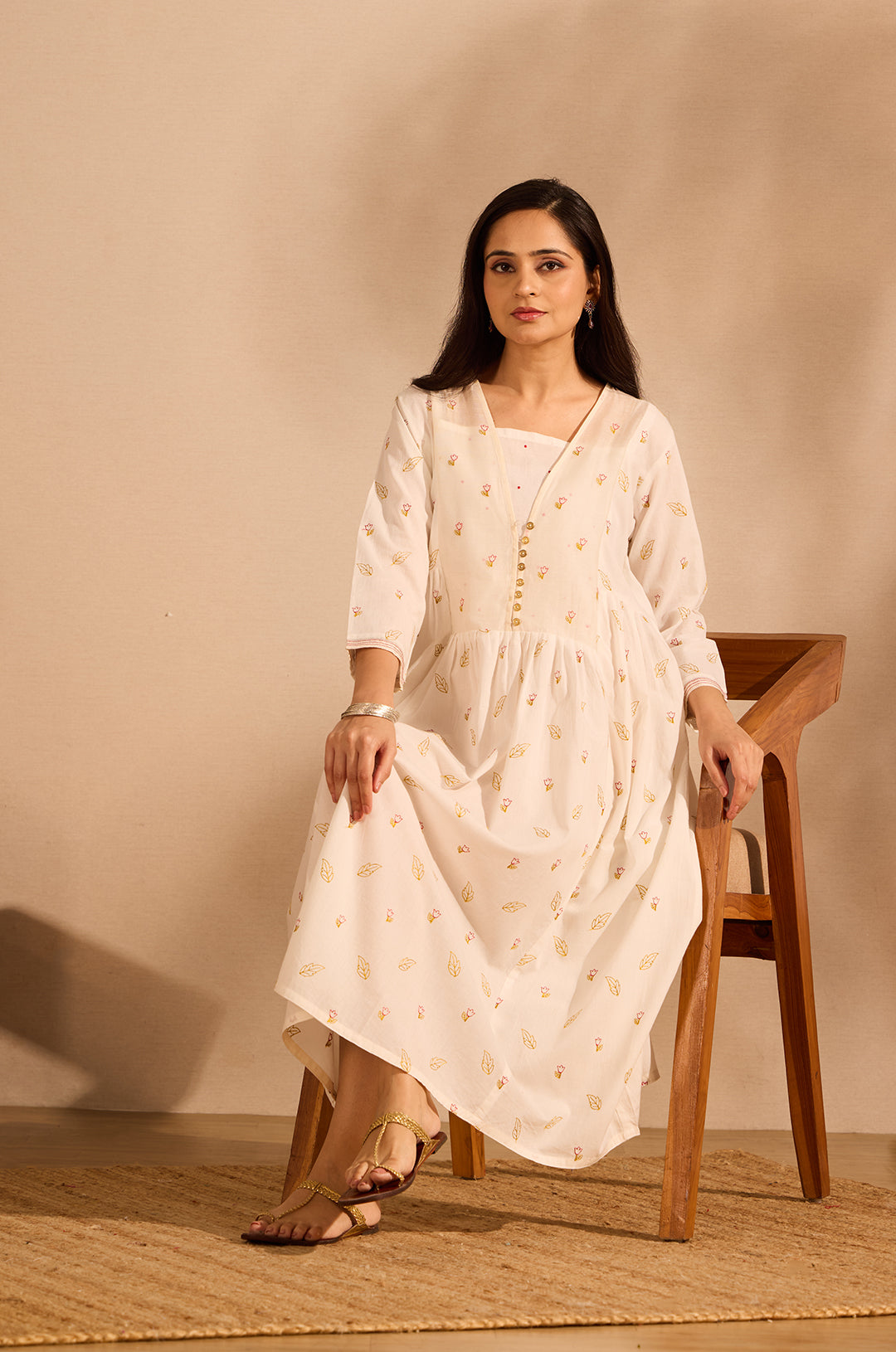 Ivory Tulip Dress