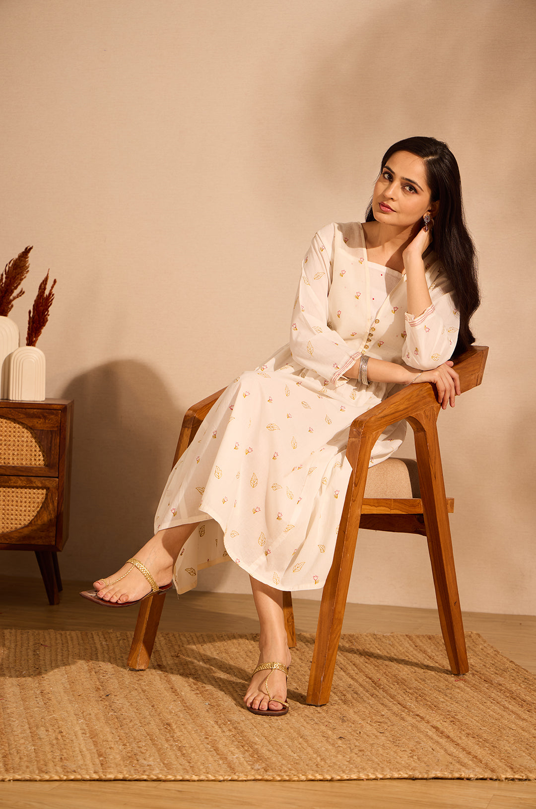 Ivory Tulip Dress