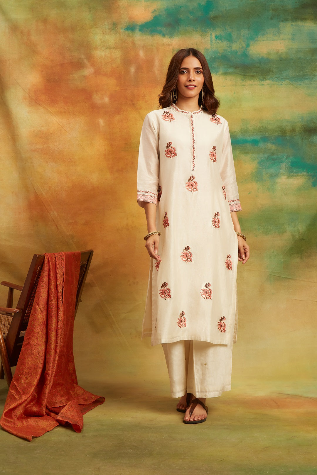Kattha Kurta Set Set  of 3