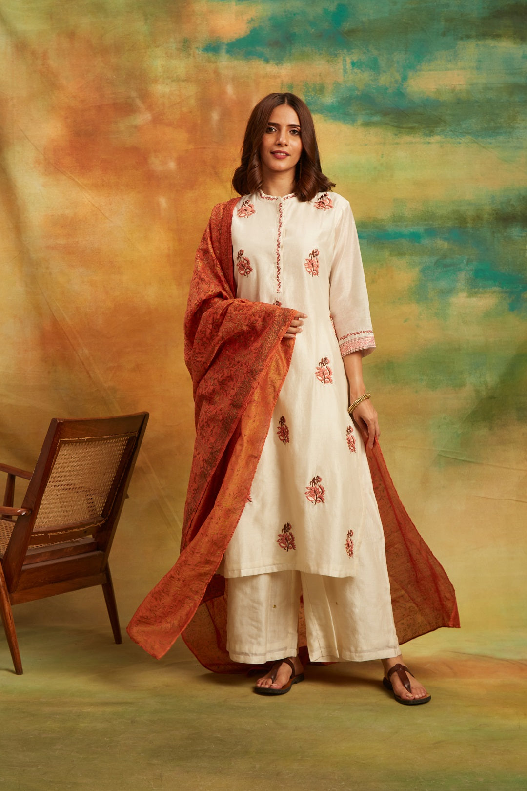 Kattha Kurta Set Set  of 3