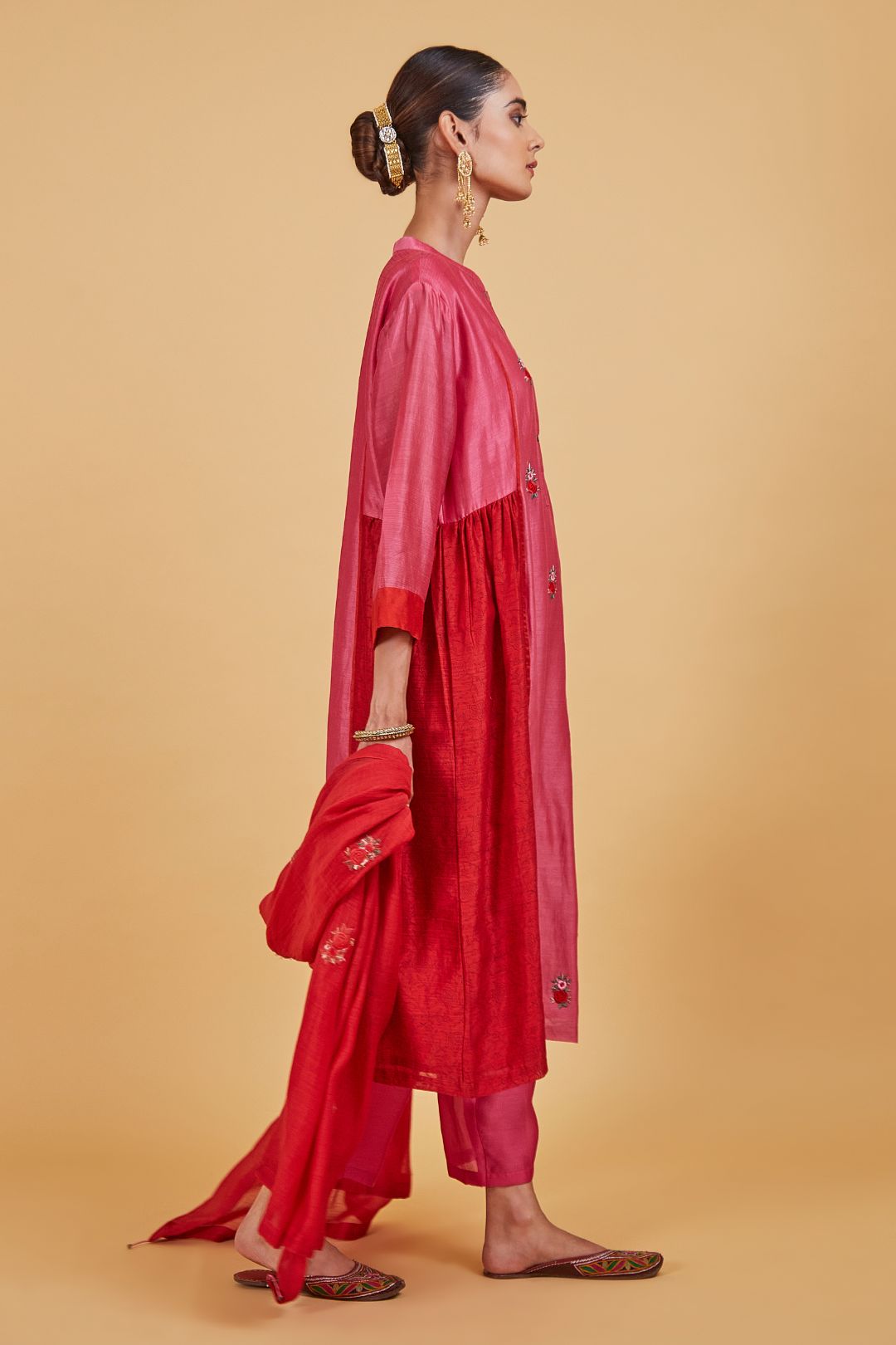 Rose Pink Classic Kurta Set